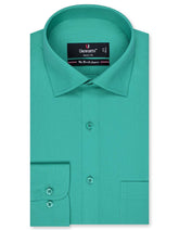 Plain Sea Green Tailored Smart Fit Shirt FS1334-1SF-14.5