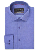Self D Blue Classic Fit Shirt FS20502RF-14.5