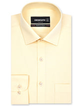 Plain Cream Tailored Smart Fit Shirt FS1649-1SF-14.5