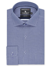 Check Navy Tailored Smart Fit Shirt FS2938-1SF-14.5