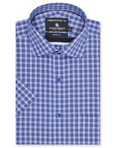 Check Navy Smart Fit Shirt FS2949SH-14.5