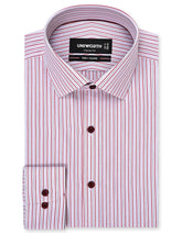 Stripe Red Classic Fit Shirt FS2864-1RF-14.5