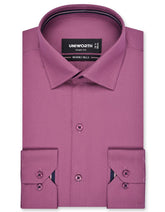 Plain Plum Tailored Smart Fit Shirt FS1622-1SF-14.5