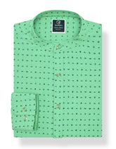 Green Printed Casual Shirt CS2411R-S