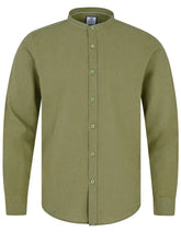Olive Embriodery Plain Casual Shirt CS2371R-S