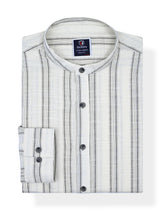 Off White Basic Stripe Casual Shirt CS2445R-S