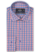 Check Blue/Red Tailored Smart Fit Shirt FS1049SF-14.5