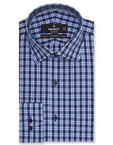 Check Navy Classic Fit Shirt FS1061RF-14.5