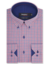 Check White/L Pink Classic Fit Shirt FS1063RF-14.5