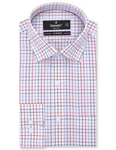 Check Maroon Tailored Smart Fit Shirt FS1071SF-14.5