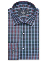 Check D Green Tailored Smart Fit Shirt FS1085SF-14.5