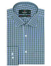 Check Green Tailored Smart Fit Shirt FS1096SF-14.5