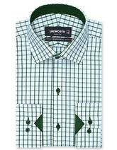 Check Green Smart Fit Shirt FS1126SF-14.5
