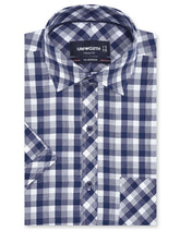 Check Navy Classic Fit Shirt FS1144RH-14.5
