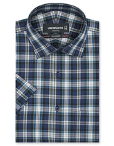 Check Navy Classic Fit Shirt FS1149RH-14.5
