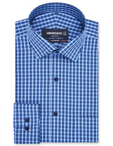 Check Blue Tailored Smart Fit Shirt FS1175SF-14.5