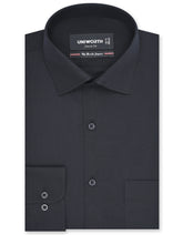 Plain Black Classic Fit Shirt FS1324-3RF-14.5