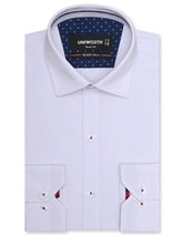 Plain White Tailored Smart Fit Shirt FS1594SF-14.5