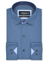 Plain M Blue Tailored Smart Fit Shirt FS1621-1SF-14.5