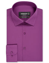 Plain Purple Classic Fit Shirt FS1635RF-14.5