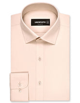 Beige Plain Classic Fit Shirt