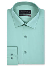 D Cyan Plain Classic Fit Shirt