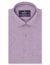 Self Maroon Tailored Smart Fit Shirt FS20255SH-14.5