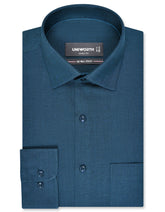 Self D Blue Tailored Smart Fit Shirt FS20457SF-14.5
