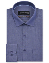 Self D Navy Classic Fit Shirt FS20458RF-14.5
