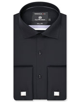 Plain Black Tailored Smart Fit Shirt FS2173SD-14.5