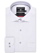 Plain L Grey Classic Fit Shirt FS2296RF-14.5