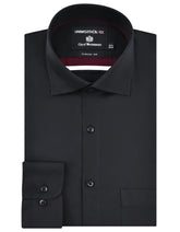 Plain Black Classic Fit Shirt FS2338-1RF-14.5