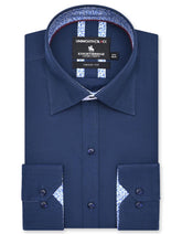 Plain Royal Blue Tailored Smart Fit Shirt FS2352-2SF-14.5