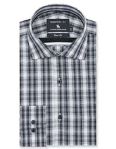Check White/Black Classic Fit Shirt FS2720-1RF-14.5