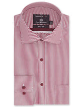Stripe White/Red Classic Fit Shirt FS2720RF-14.5