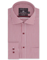 Stripe White/Red Tailored Smart Fit Shirt FS2720SF-14.5