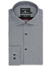 Check White/Black Tailored Smart Fit Shirt FS2746-1SF-14.5
