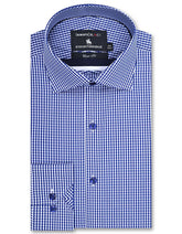 Check White/Blue Classic Fit Shirt FS2748-1RF-14.5