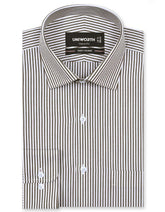 Stripe Brown Classic Fit Shirt FS2791RF-14.5