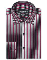 Stripe Pink Tailored Smart Fit Shirt FS2794SF-14.5