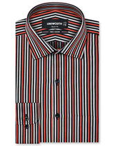 Stripe Orange Tailored Smart Fit Shirt FS2795SF-14.5