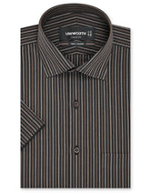 Stripe Chocolate Classic Fit Shirt FS2797RH-14.5