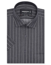 Stripe Charcoal Classic Fit Shirt FS2817RH-14.5