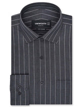 Stripe Charcoal Tailored Smart Fit Shirt FS2817SF-14.5