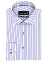 Stripe L Grey Classic Fit Shirt FS2840RF-14.5