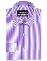 Stripe Purple Tailored Smart Fit Shirt FS2869-1SF-14.5
