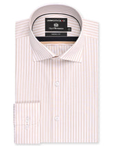 Stripe Fawn Tailored Smart Fit Shirt FS2910-1SF-14.5