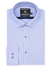 Stripe Blue Tailored Smart Fit Shirt FS2921-1SF-14.5