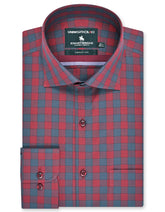Check Red Tailored Smart Fit Shirt FS2971SF-14.5