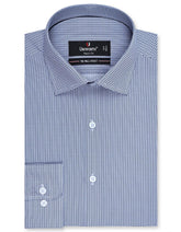 Printed Navy Tailored Smart Fit Shirt FS806-1SF-14.5